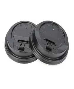 12oz BLACK RECLOSABLE LIDS