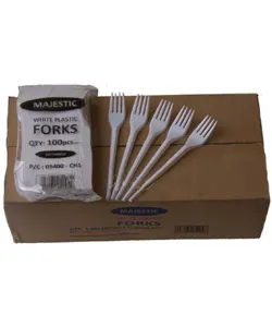 1 BOX OF FORKS   (1000)  PLASTIC