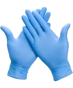 BLUE NITRILE GLOVES   100