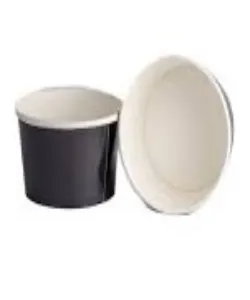 3OZ ICE CREAM TUB BLACK   50