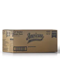 4.5 AMERICANA  BURGER BUNS SEEDED