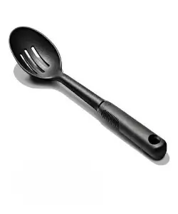 BLACK NYLON 12″ SOLID SPOON