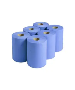 BLUE PAPER ROLLS  X  6