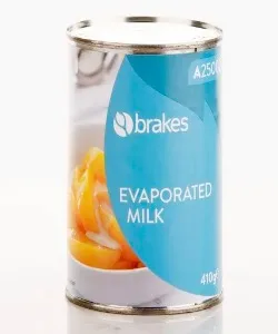 BRAKES EVAPORATED MILK 24 X 410 ML