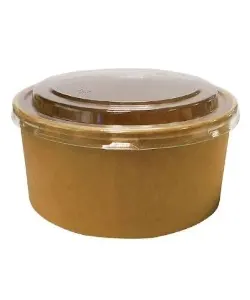 EP BROWN BOWL & LID 1000ML