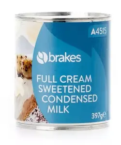 BRAKES SWEETENED CONDENSED MILK 397G