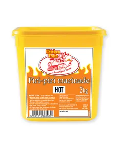 CHICKEN TRAIN PIRI PIRI HOT MARINADE YELLOW TUB  2KG