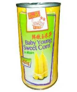 DOUBLE LUCKY YOUNG BABY CORN X 425G