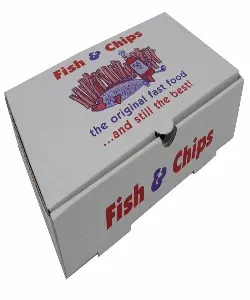 SMALL FISH AND CHIPS BOX 100