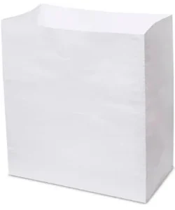 GRAB BAGS WHITE 32X17X44  X100