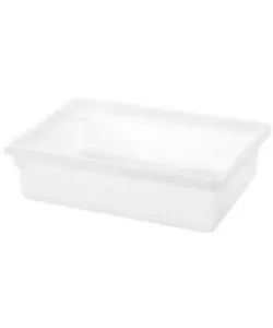 PLASTIC CONTAINER 100 MM DEEP HALF SIZE
