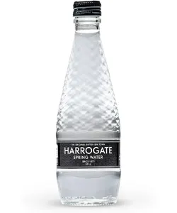 (GLASS) HARROGATE WATER IN GLASS BOTTLES  24 X 330ML