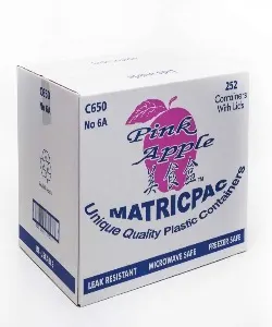 PINK APPLE C650 CONTAINERS AND LIDS