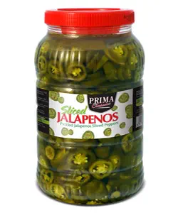 PRIMA TUB GREEN JALAPENO TUBS {PLASTICK SINGLE TUB}3KG