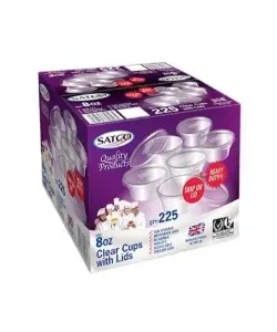SATCO 8OZ POT & LIDS