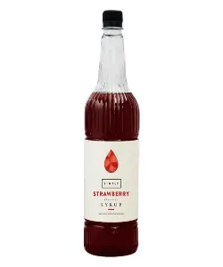 SIMPLY STRAWBERRY SYRUP 1L