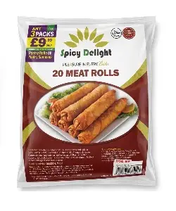 SPICY DELIGHT MEAT ROLLS