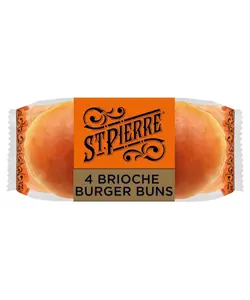 St Pierre 4.5" Brioche Burger Buns