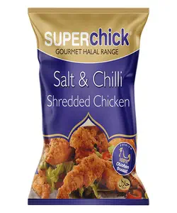 CRISPY SHREDDED CHICKEN SALT & CHILLI   500G